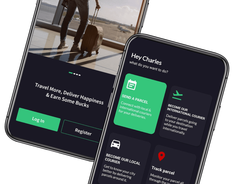 an image of user device